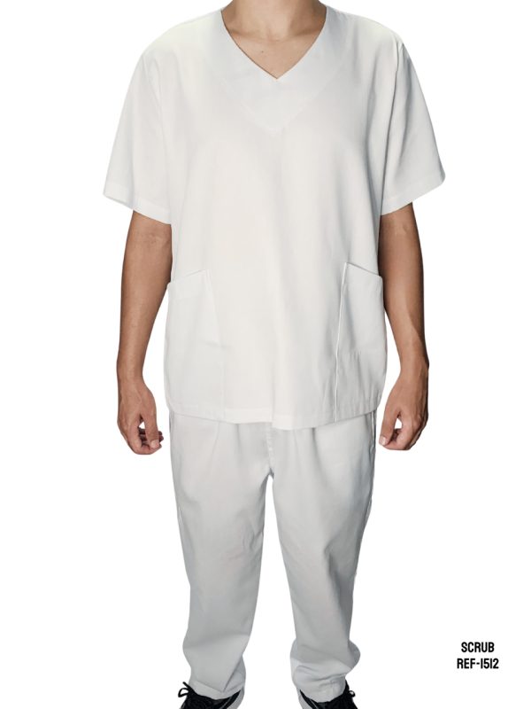 1_Easy-Resize.com (16) SCRUB CIRURGICO GOLA V UNISSEX BRIM LEVE - 1512