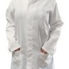 JALECO UNISSEX M/L OXFORD COM TAPA BOTÃO - 01