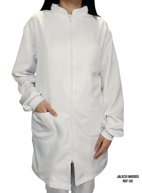 JALECO UNISSEX M/L GABARDINE GOLA PADRE - 02