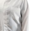 JALECO UNISSEX M/L OXFORD COM TAPA BOTÃO - 01