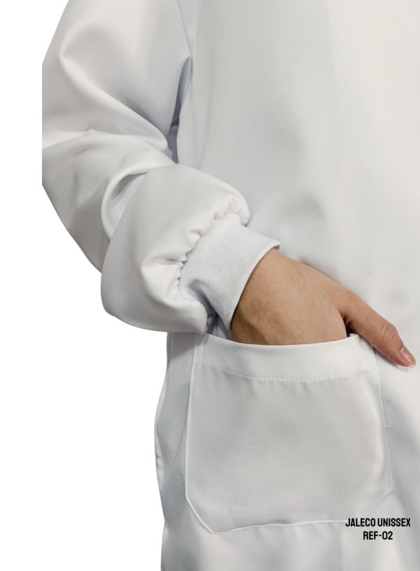 JALECO UNISSEX M/L GABARDINE GOLA PADRE - 02