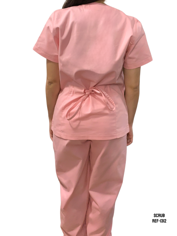 SCRUB CIRÚRGICO GOLA V FEMININO BRIM LEVE - 1312