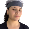 1 TOUCA CONFEITARIA EM DRY COM DETALHE EM BRIM - REF 251