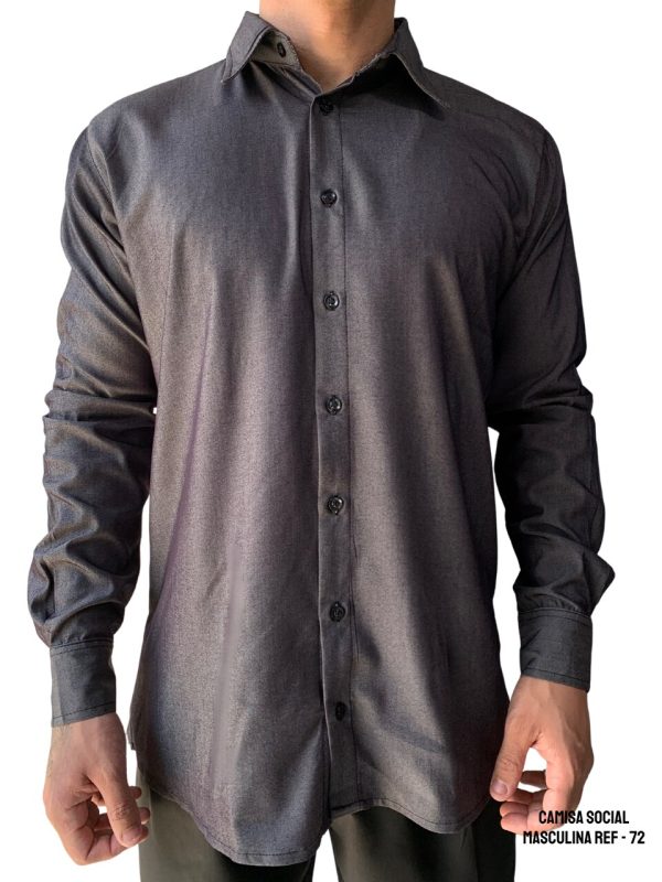 1_Easy-Resize.com (44) CAMISA SOCIAL MANGA LONGA MASCULINA EM DENIM SPAN - REF 72