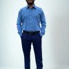 CALÇA SOCIAL MASCULINA EM OXFORD - REF 63