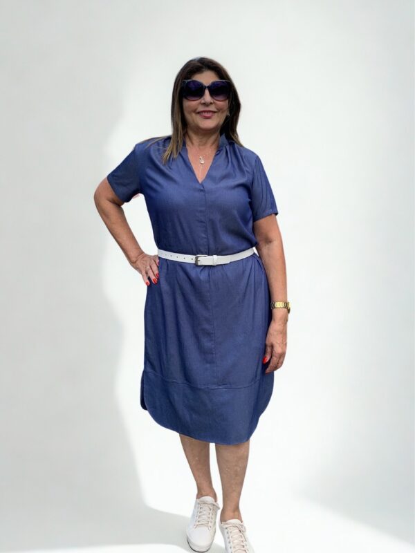 VESTIDO MARY EM DENIM SPAN - REF 85