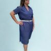 VESTIDO MARY EM DENIM SPAN - REF 85