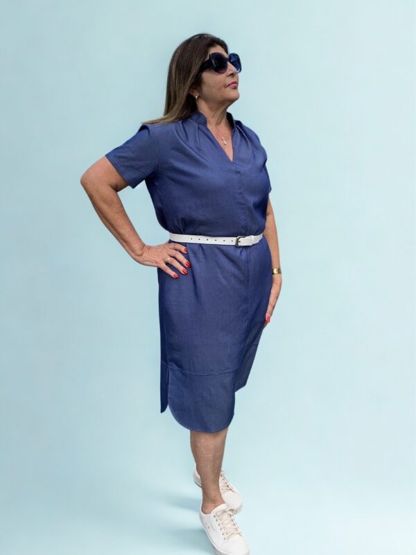 VESTIDO MARY EM DENIM SPAN - REF 85